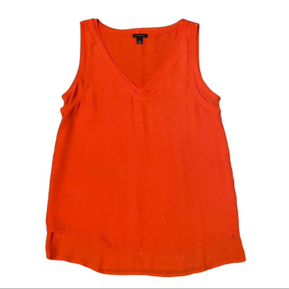 Ann Taylor orange double lined top